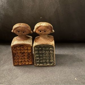 Vintage Lisa Larson Salt and pepper shakers